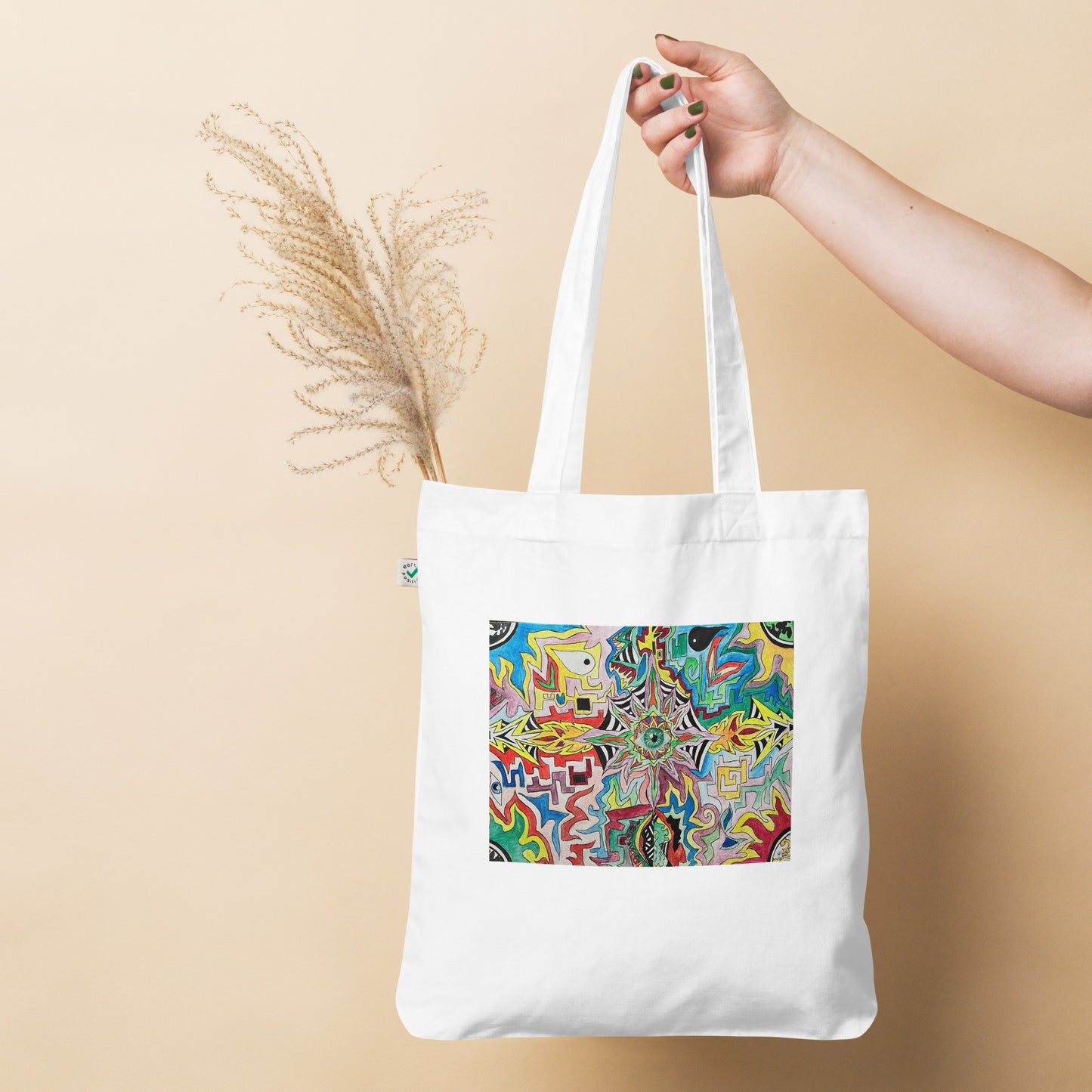 Vision Organic fashion tote bag