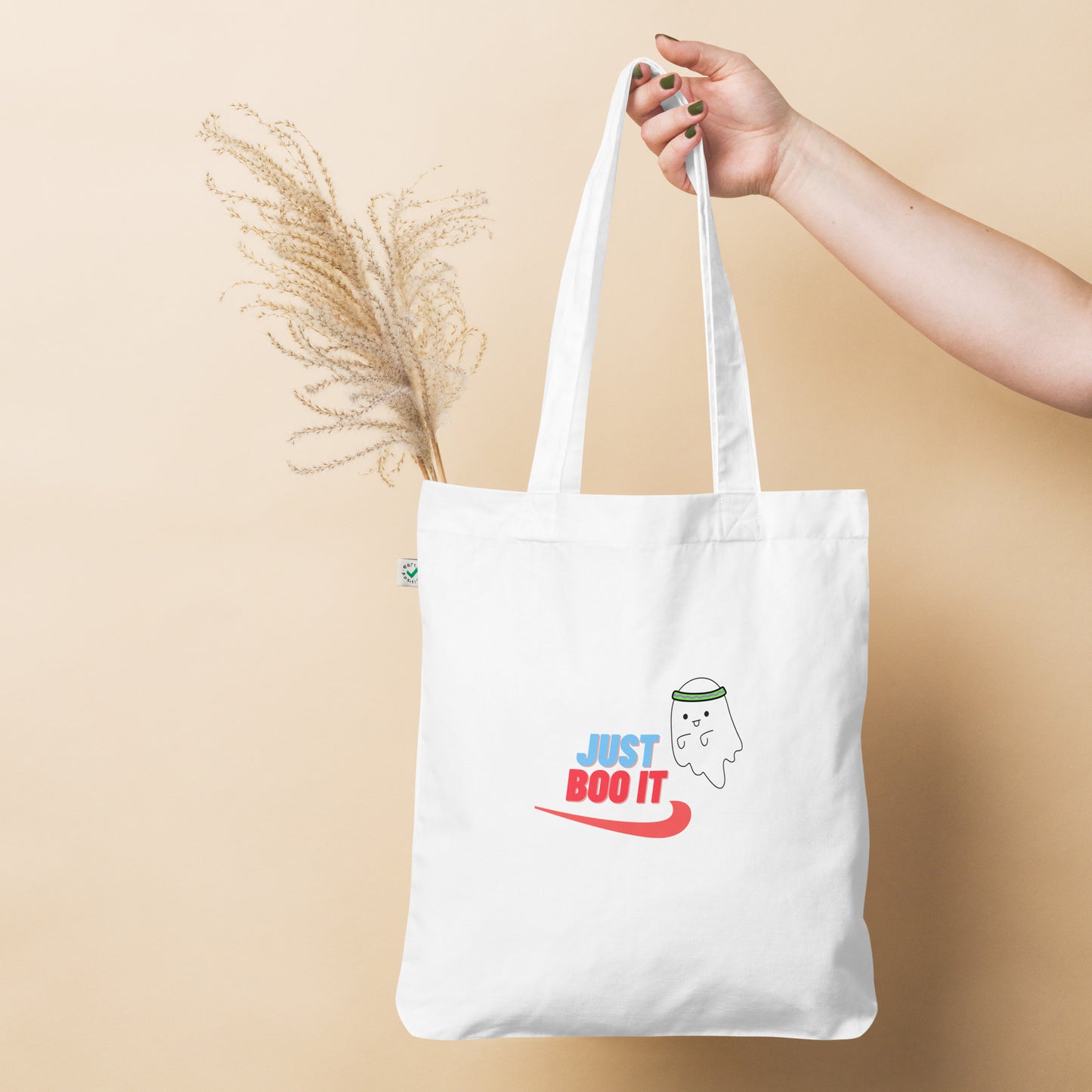 Just Boo It Organic fashion tote bag