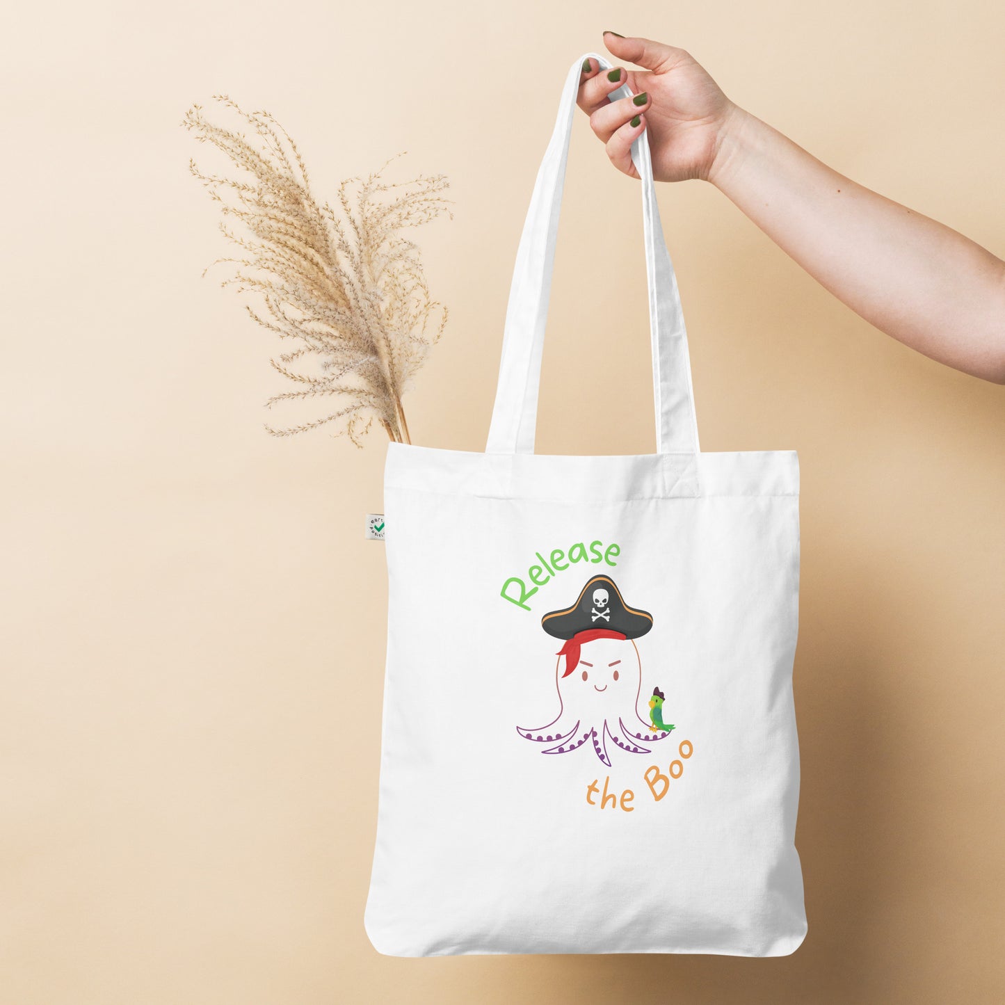 Release the Boo Organic fashion tote bag