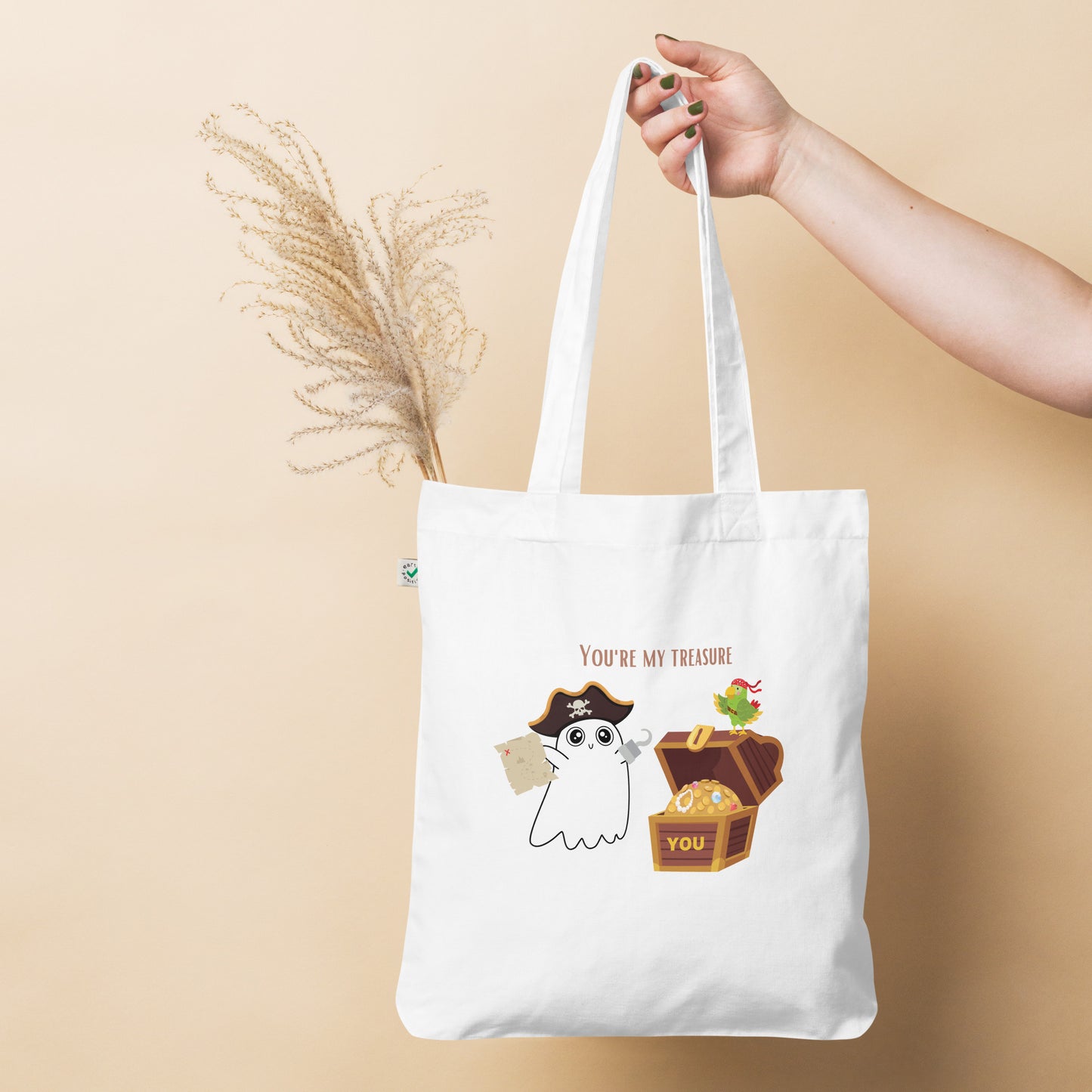 You're my treasure Organic fashion tote bag