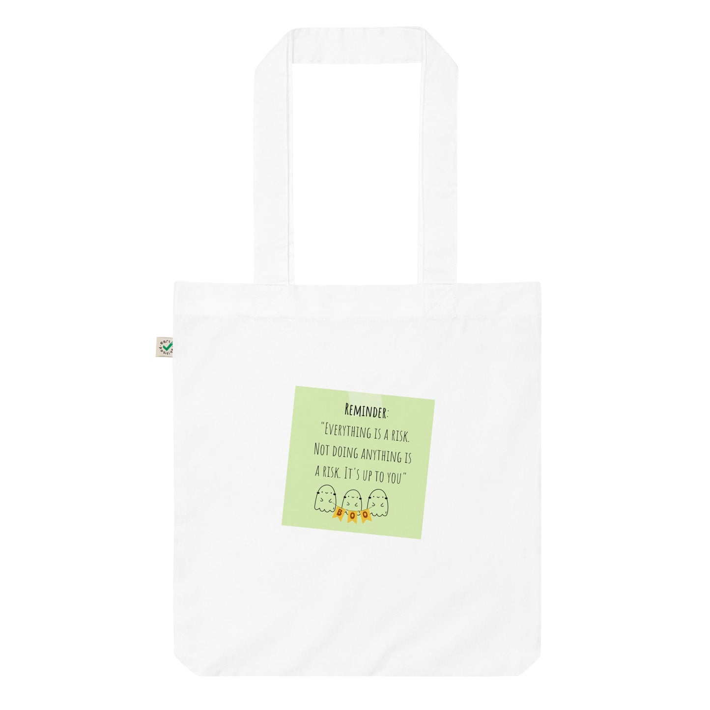 Reminder Organic fashion tote bag