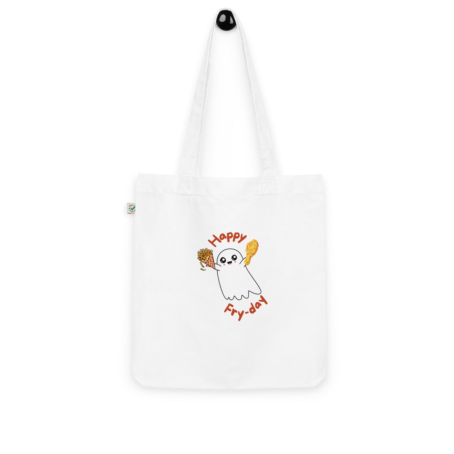 Happy Fry-day Organic fashion tote bag