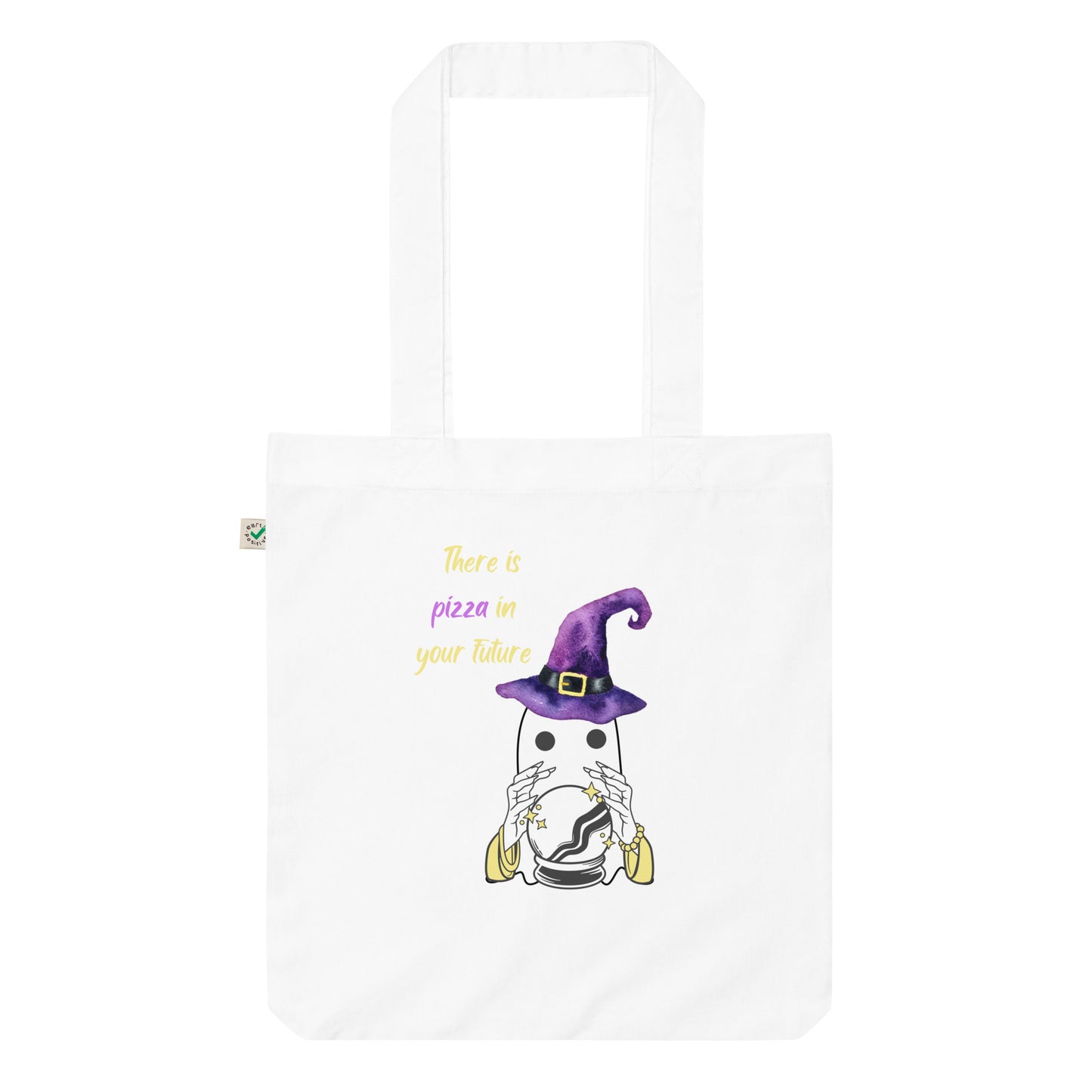 There is pizza in your future Organic fashion tote bag