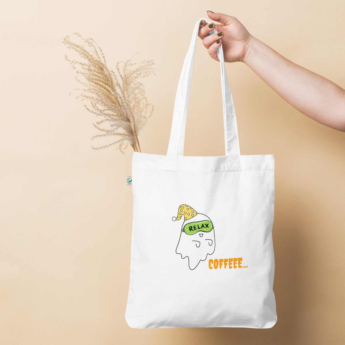 Coffee Boo Organic fashion tote bag