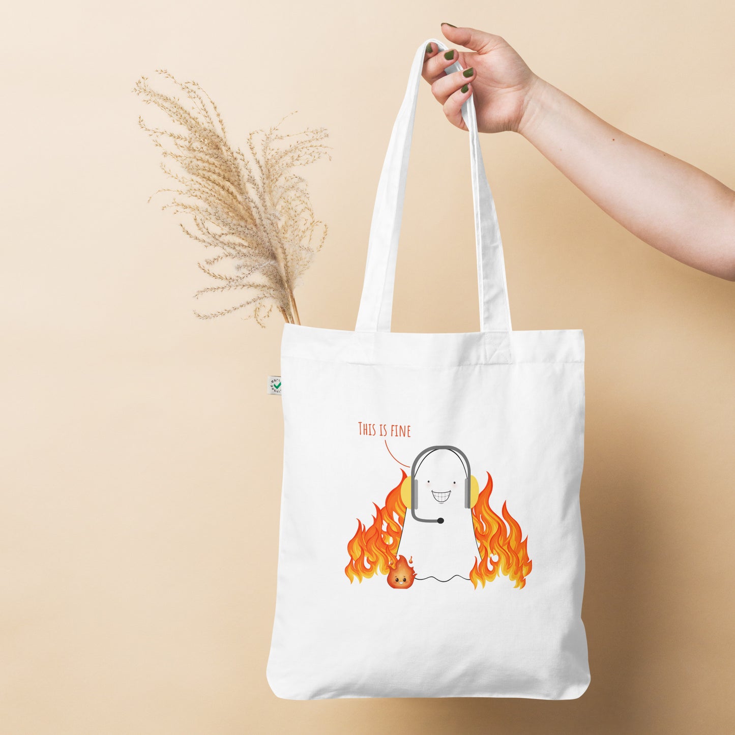 This is fine Organic fashion tote bag