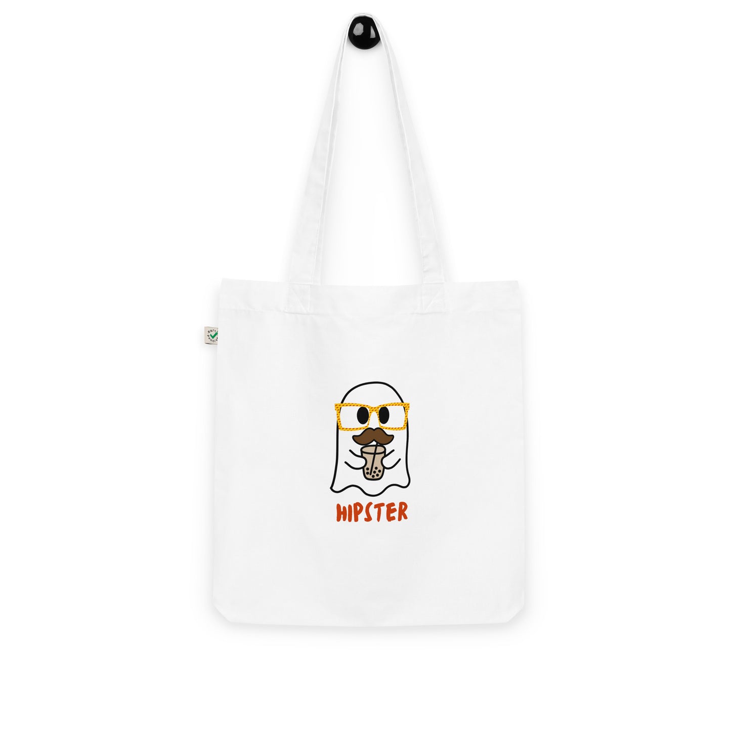 Hipster Organic fashion tote bag