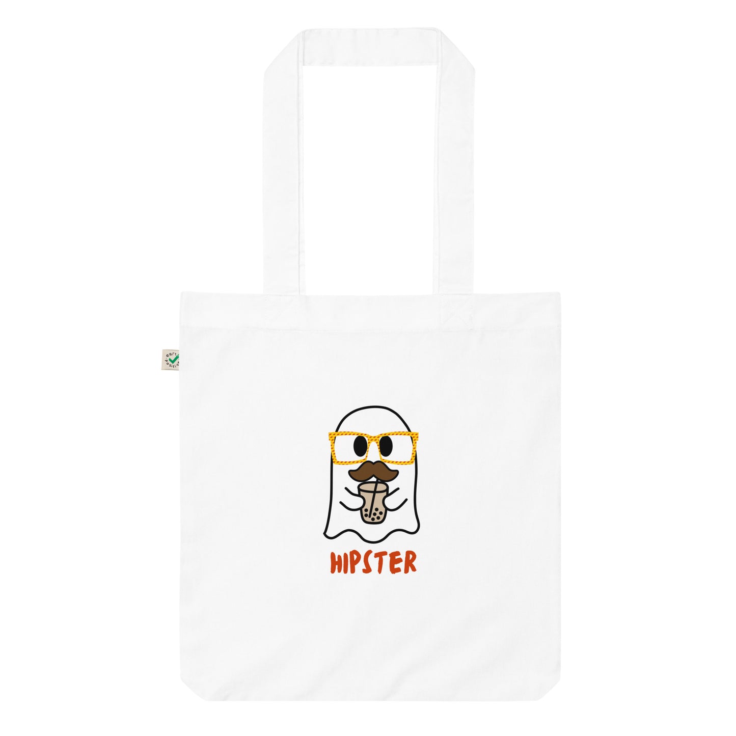 Hipster Organic fashion tote bag