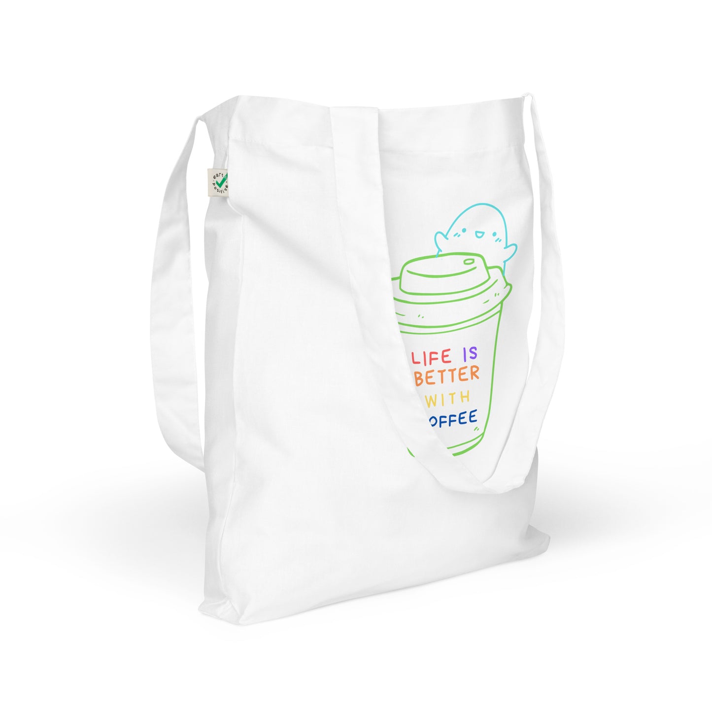 Coffee Organic fashion tote bag