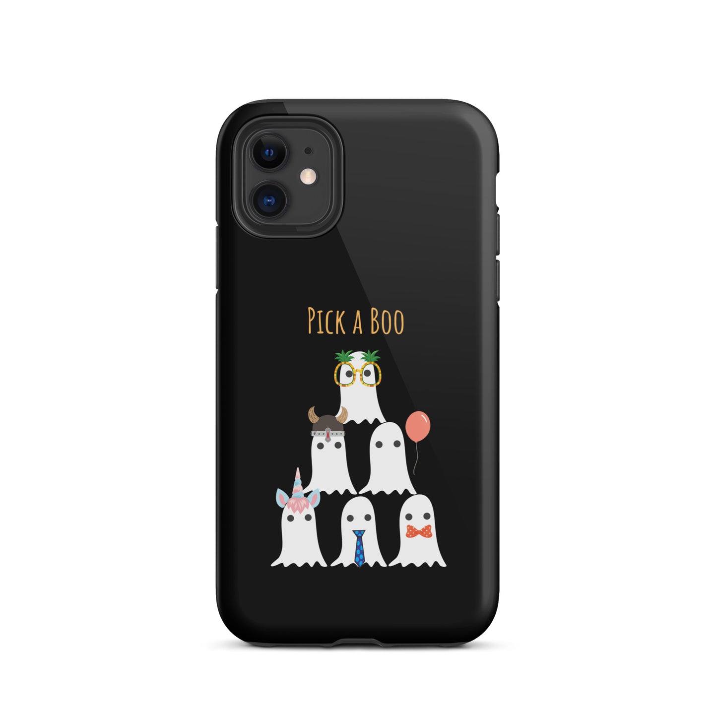 Pick a boo (black) Tough Case for iPhone®