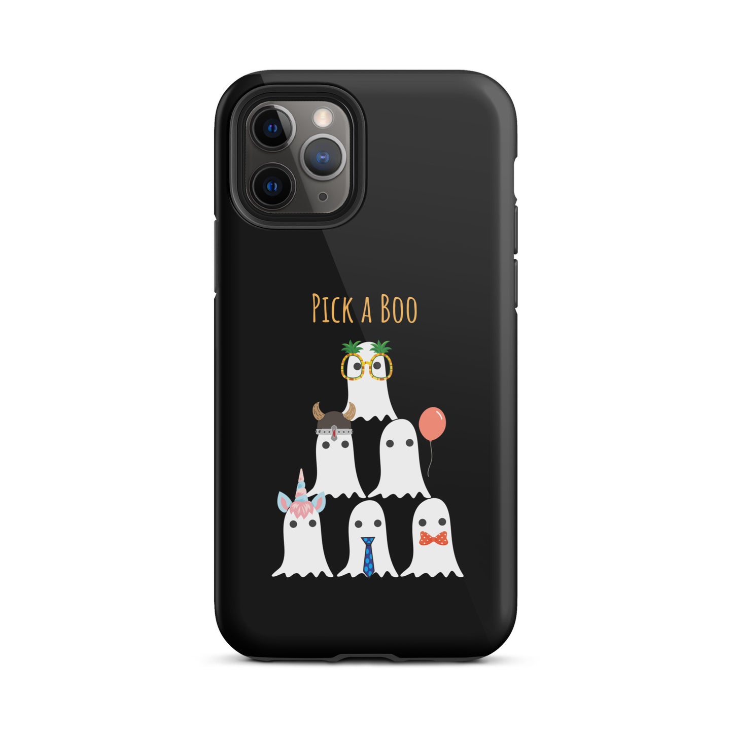 Pick a boo (black) Tough Case for iPhone®