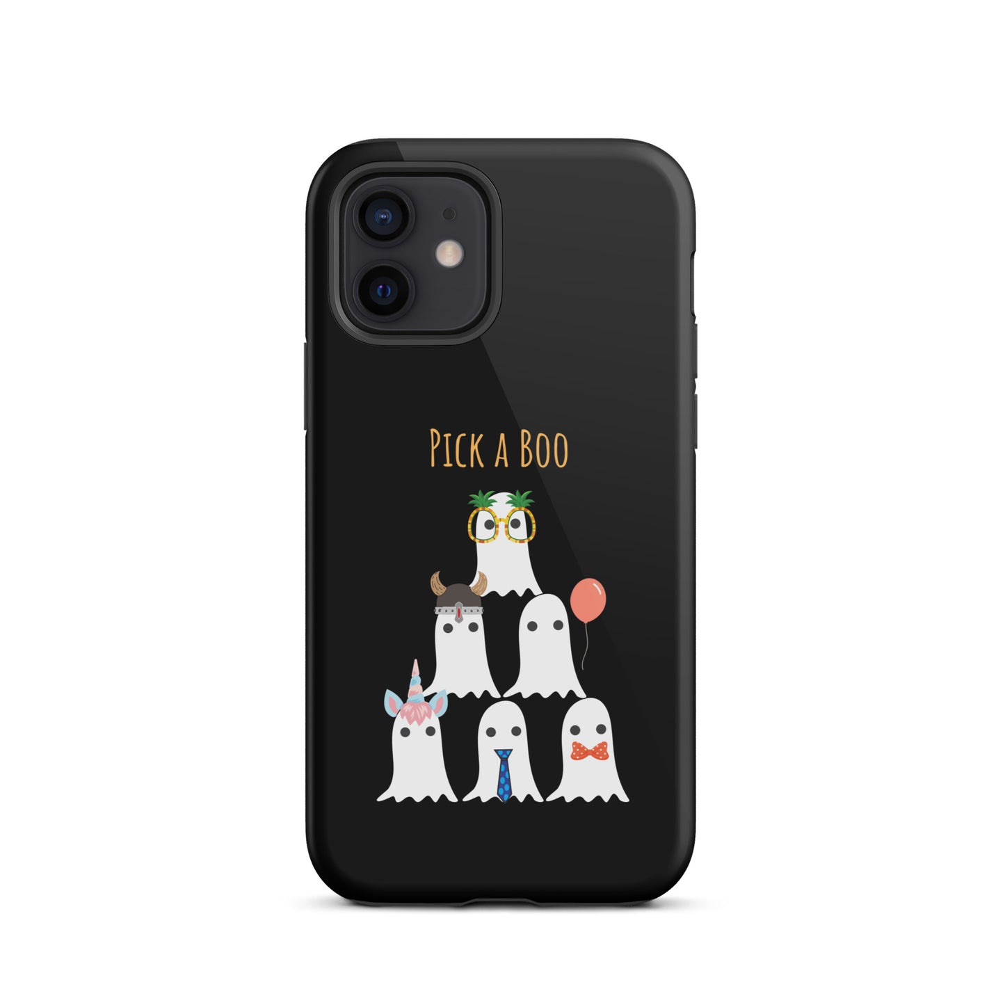 Pick a boo (black) Tough Case for iPhone®