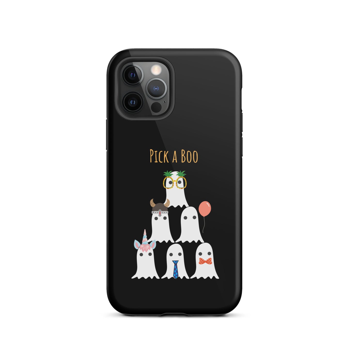 Pick a boo (black) Tough Case for iPhone®