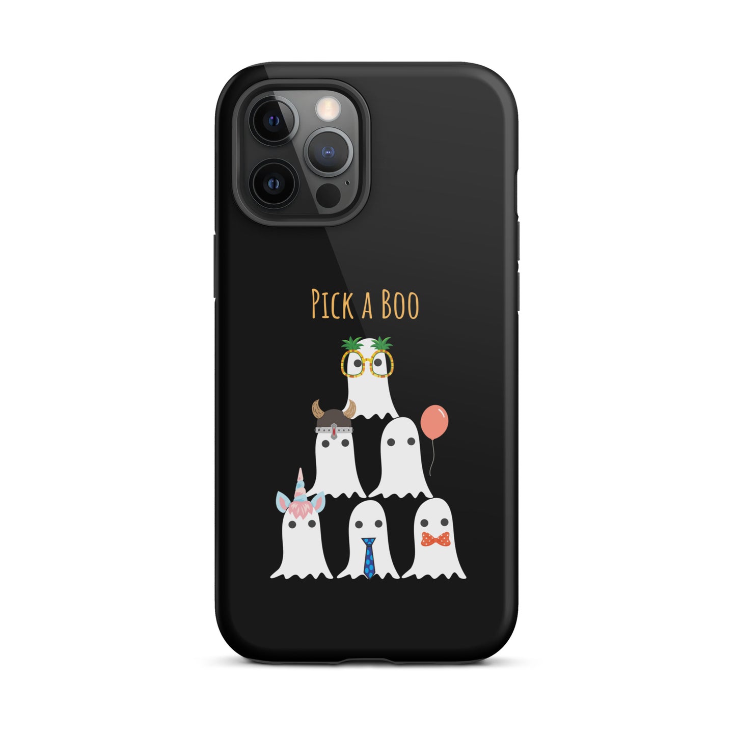 Pick a boo (black) Tough Case for iPhone®