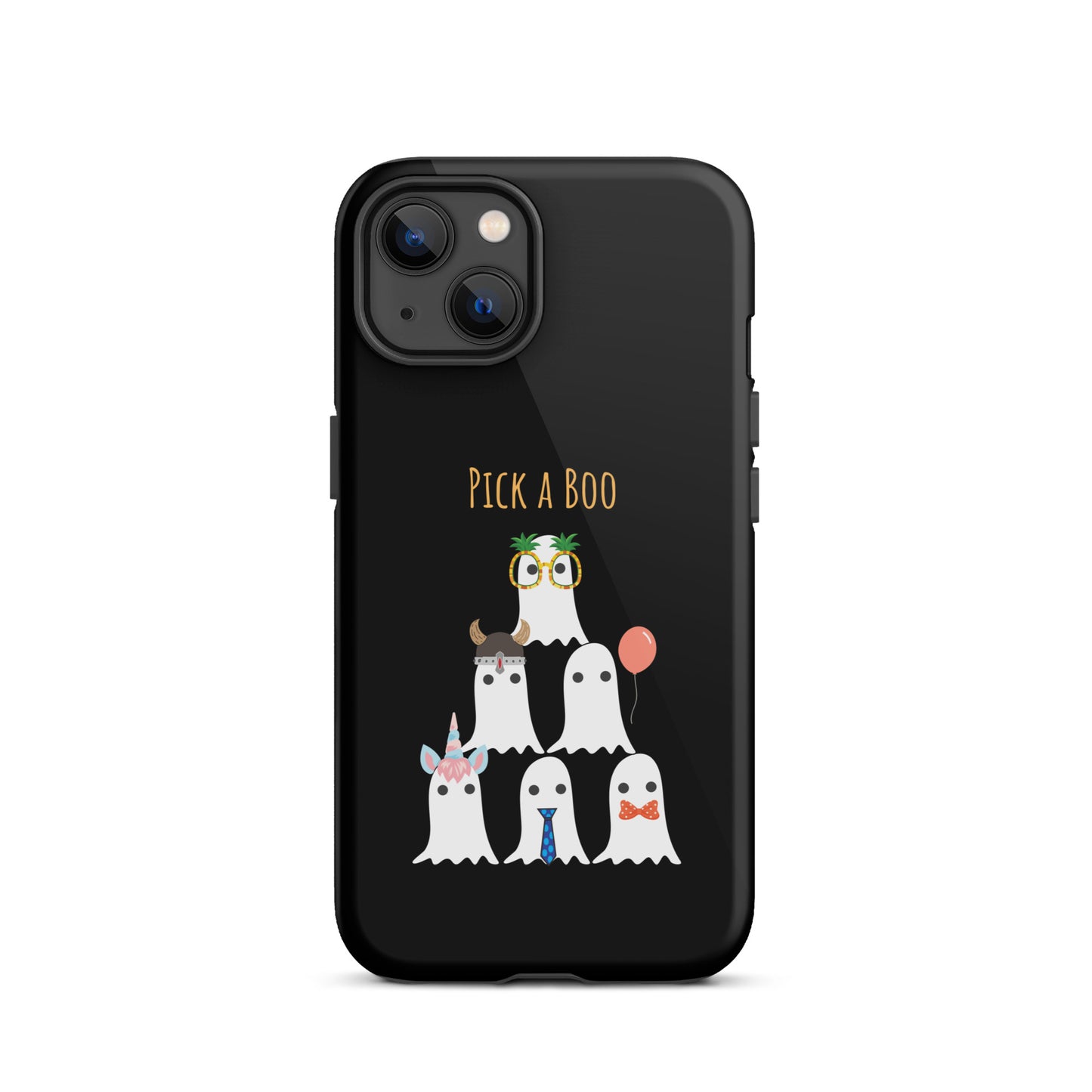 Pick a boo (black) Tough Case for iPhone®