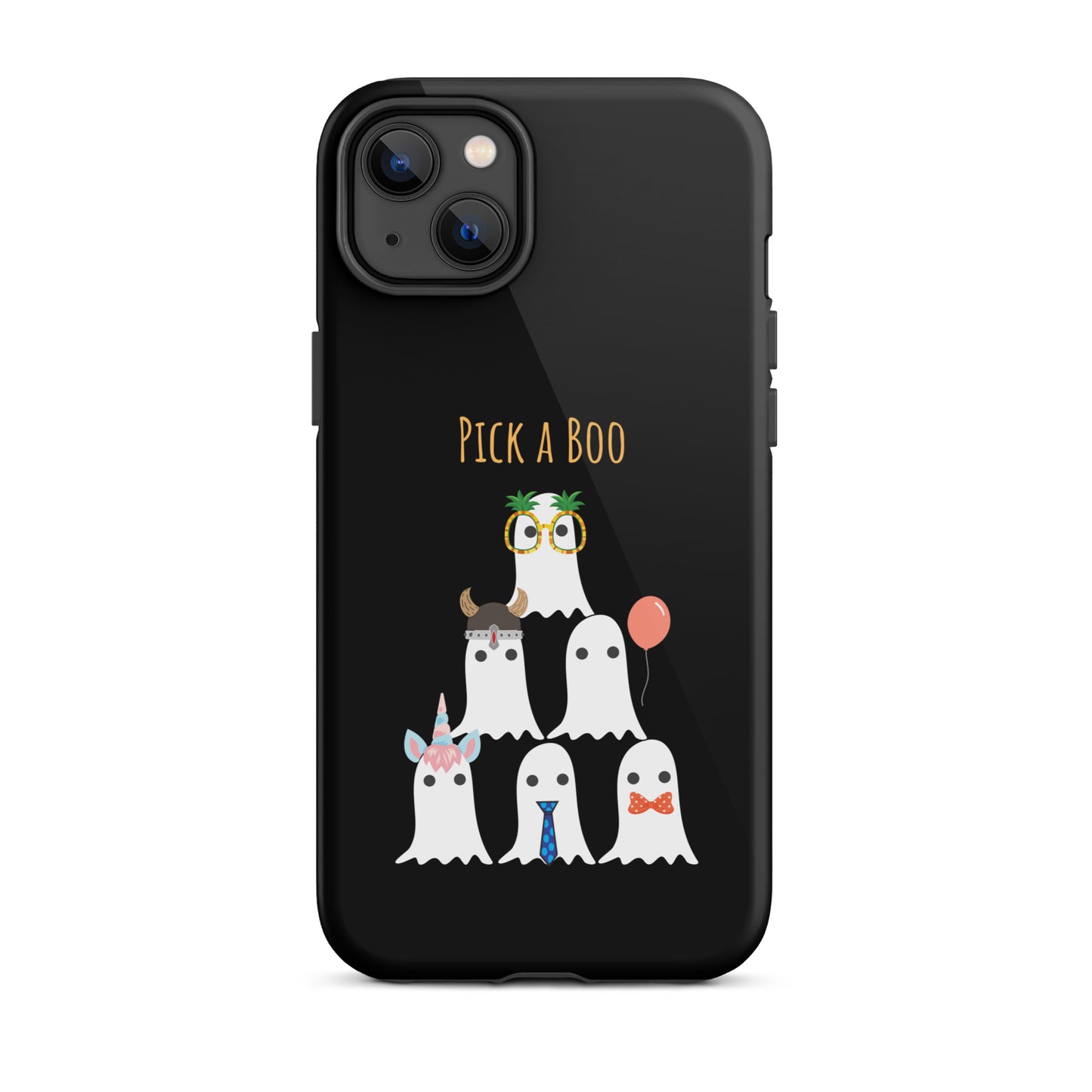 Pick a boo (black) Tough Case for iPhone®