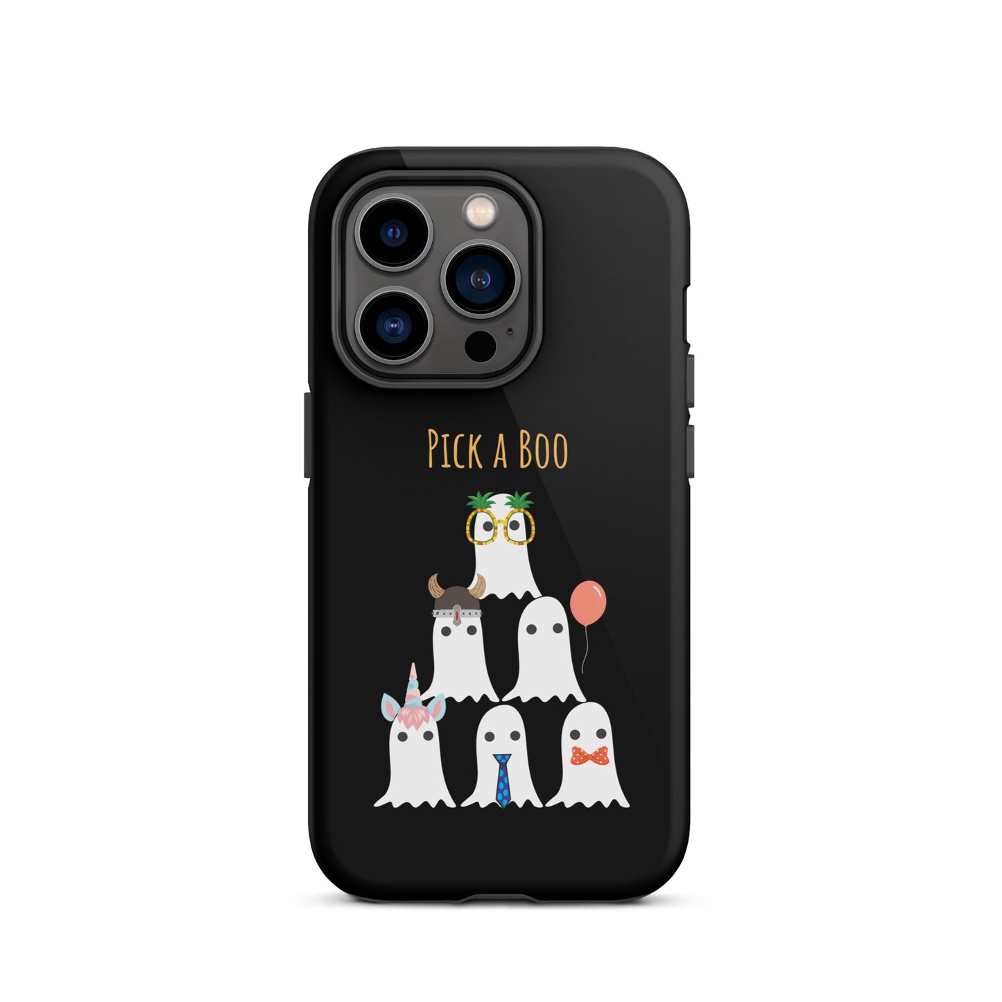 Pick a boo (black) Tough Case for iPhone®