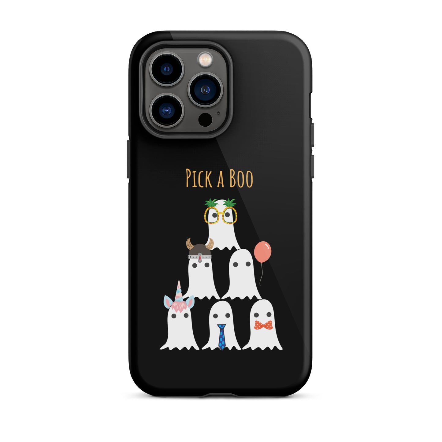 Pick a boo (black) Tough Case for iPhone®