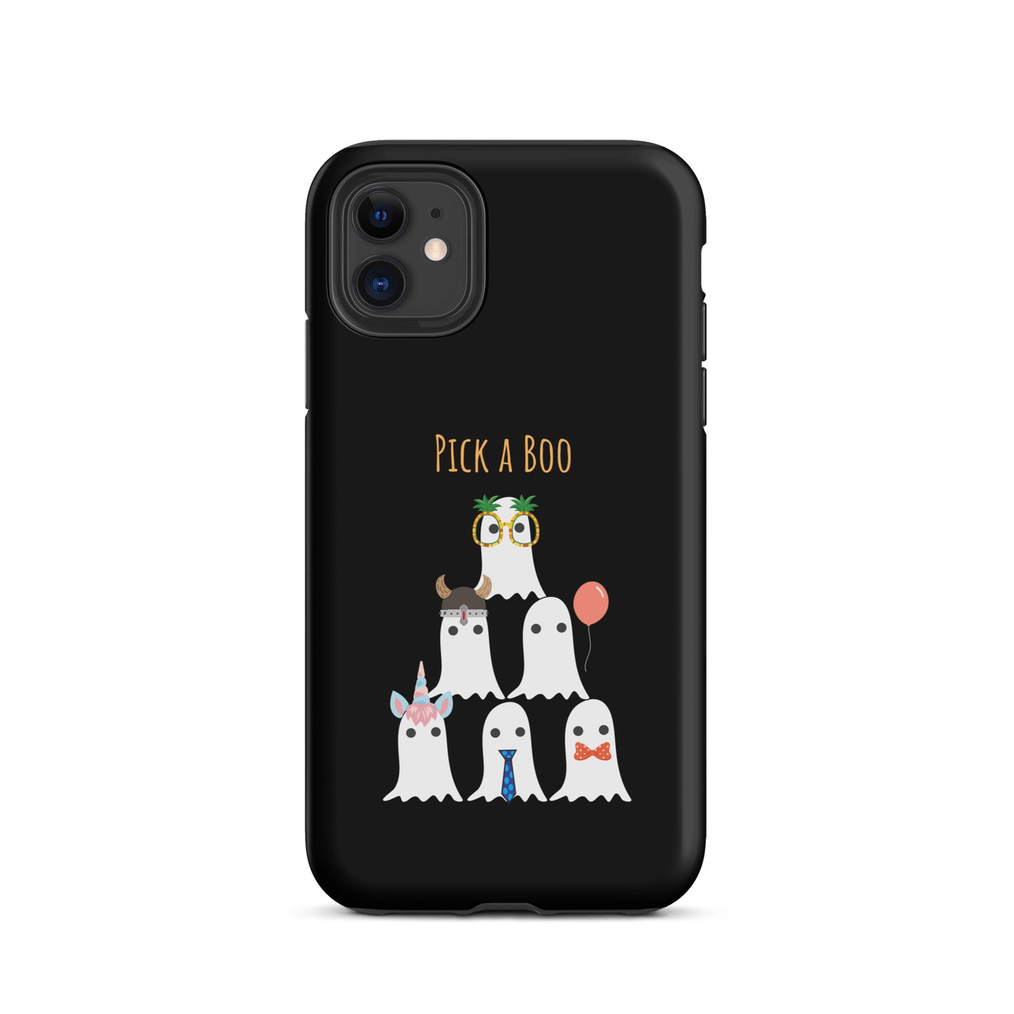 Pick a boo (black) Tough Case for iPhone®