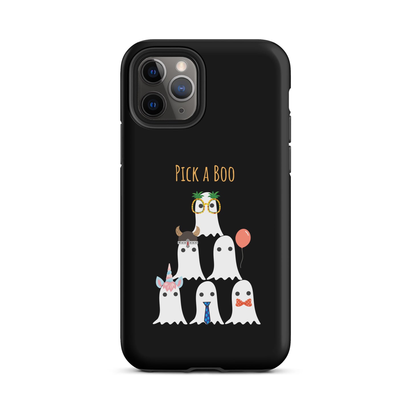 Pick a boo (black) Tough Case for iPhone®