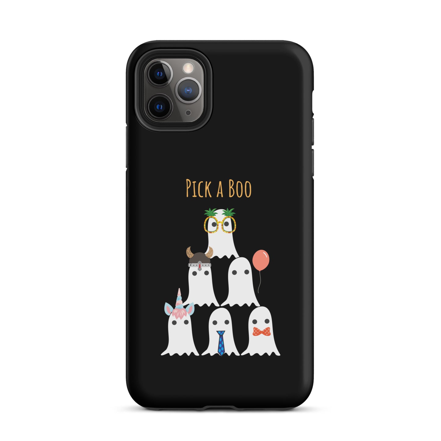 Pick a boo (black) Tough Case for iPhone®