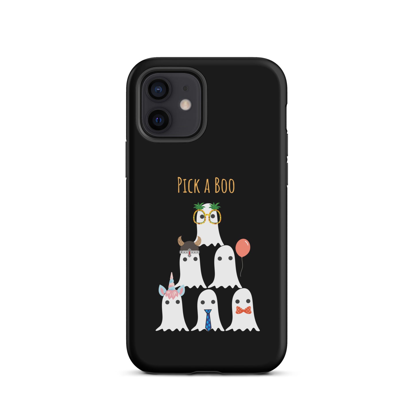 Pick a boo (black) Tough Case for iPhone®