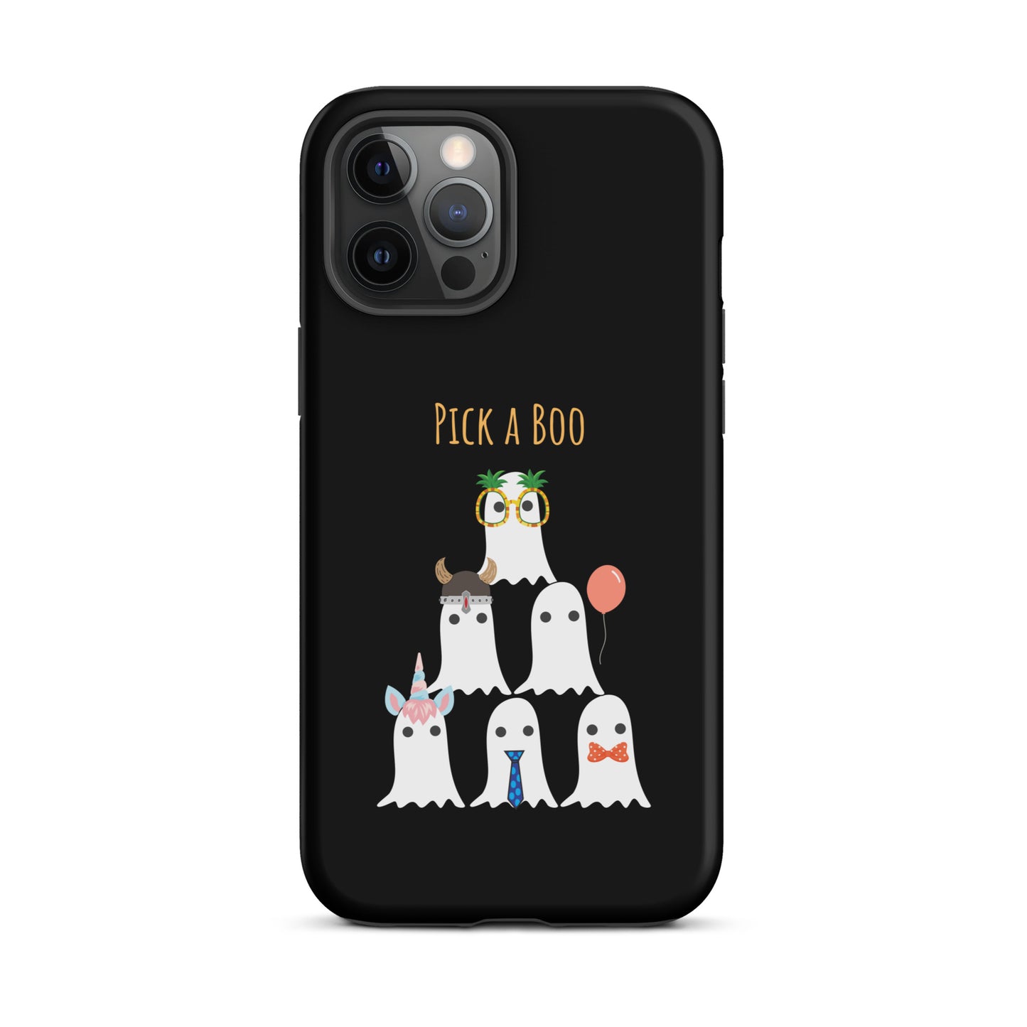 Pick a boo (black) Tough Case for iPhone®