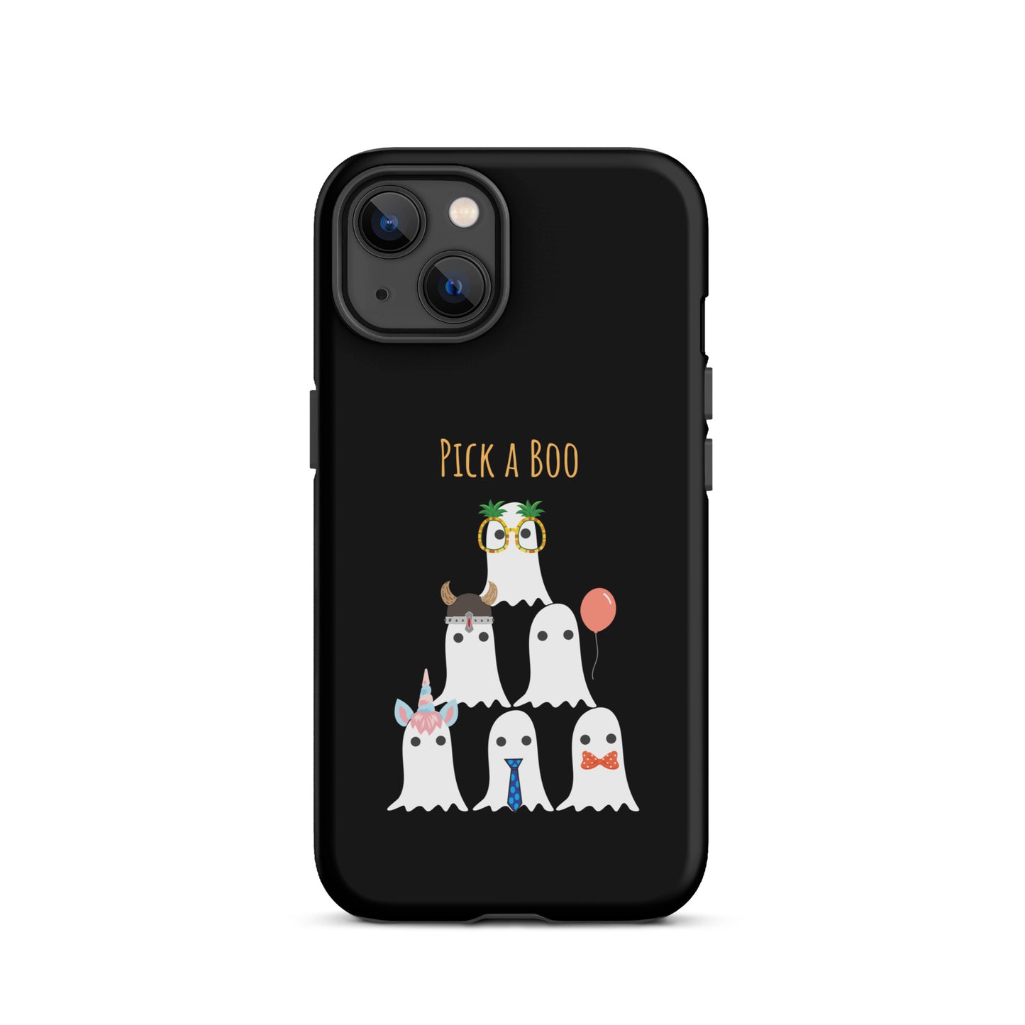 Pick a boo (black) Tough Case for iPhone®