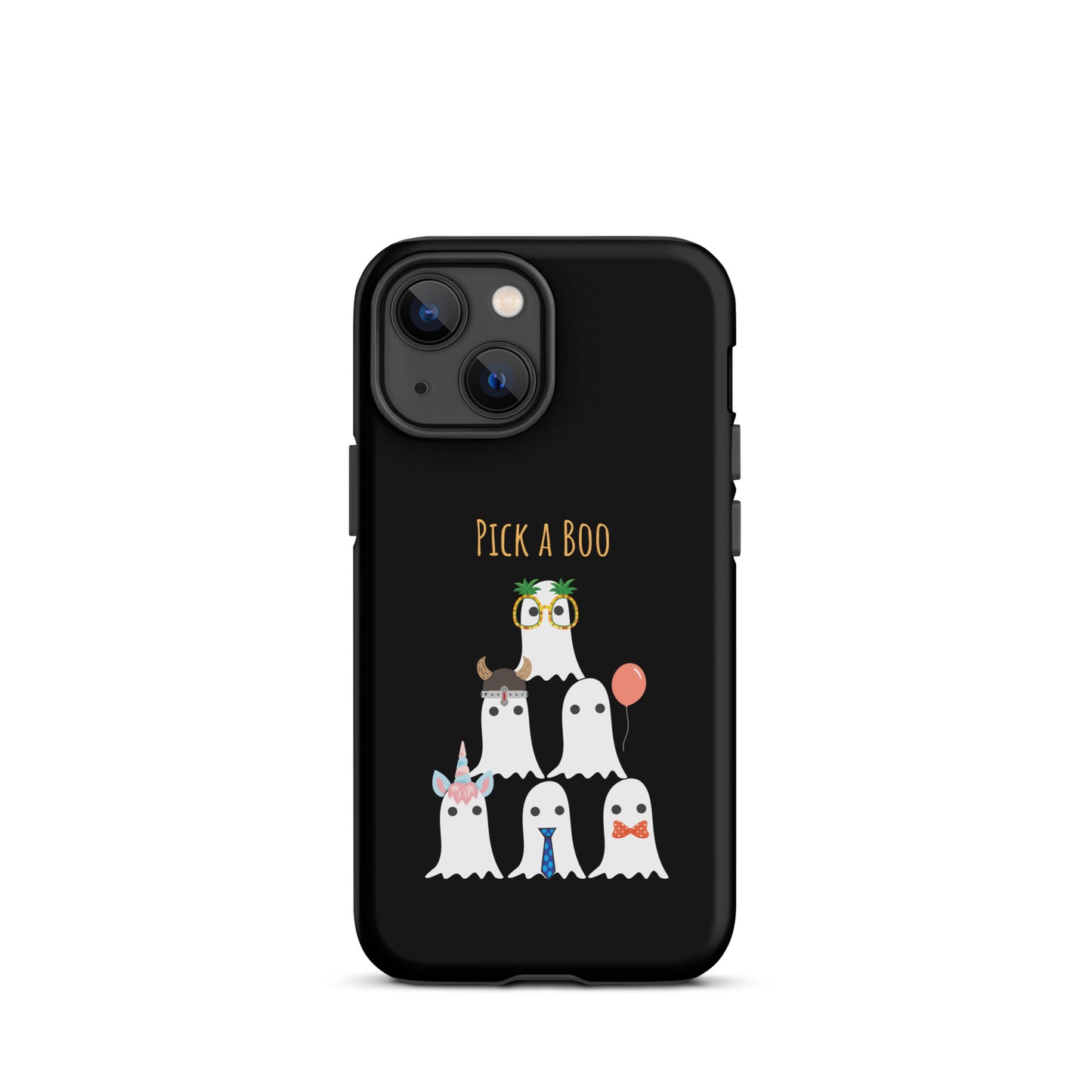 Pick a boo (black) Tough Case for iPhone®