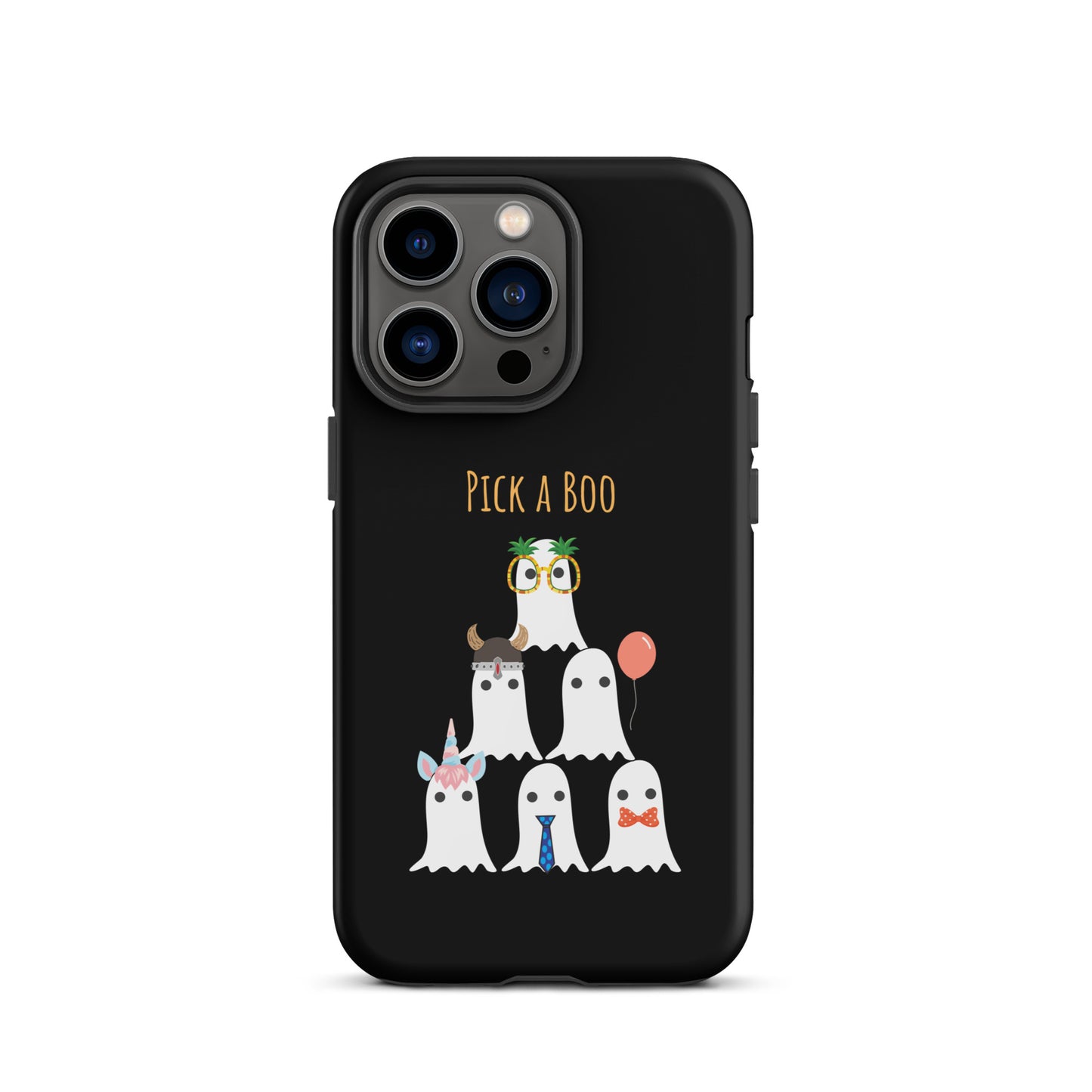 Pick a boo (black) Tough Case for iPhone®