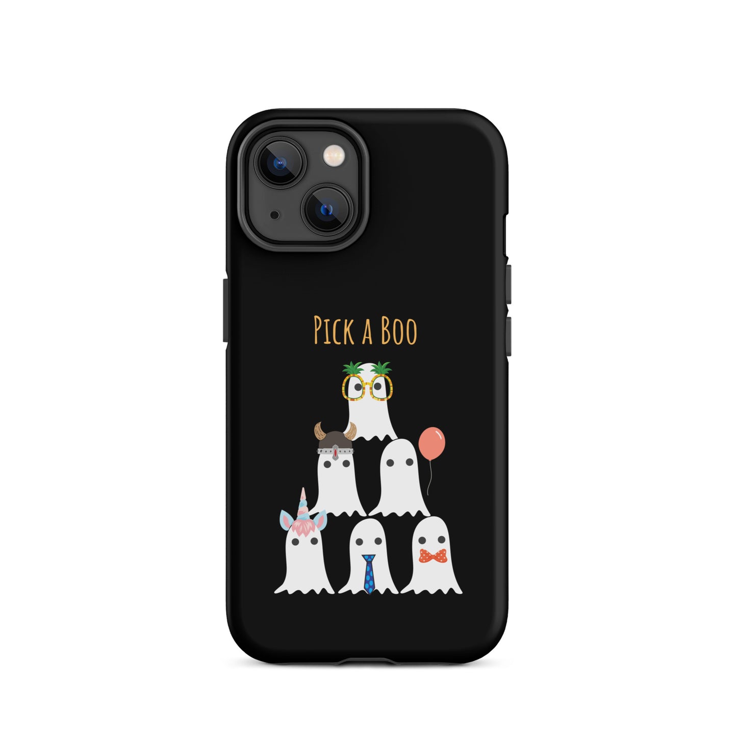 Pick a boo (black) Tough Case for iPhone®