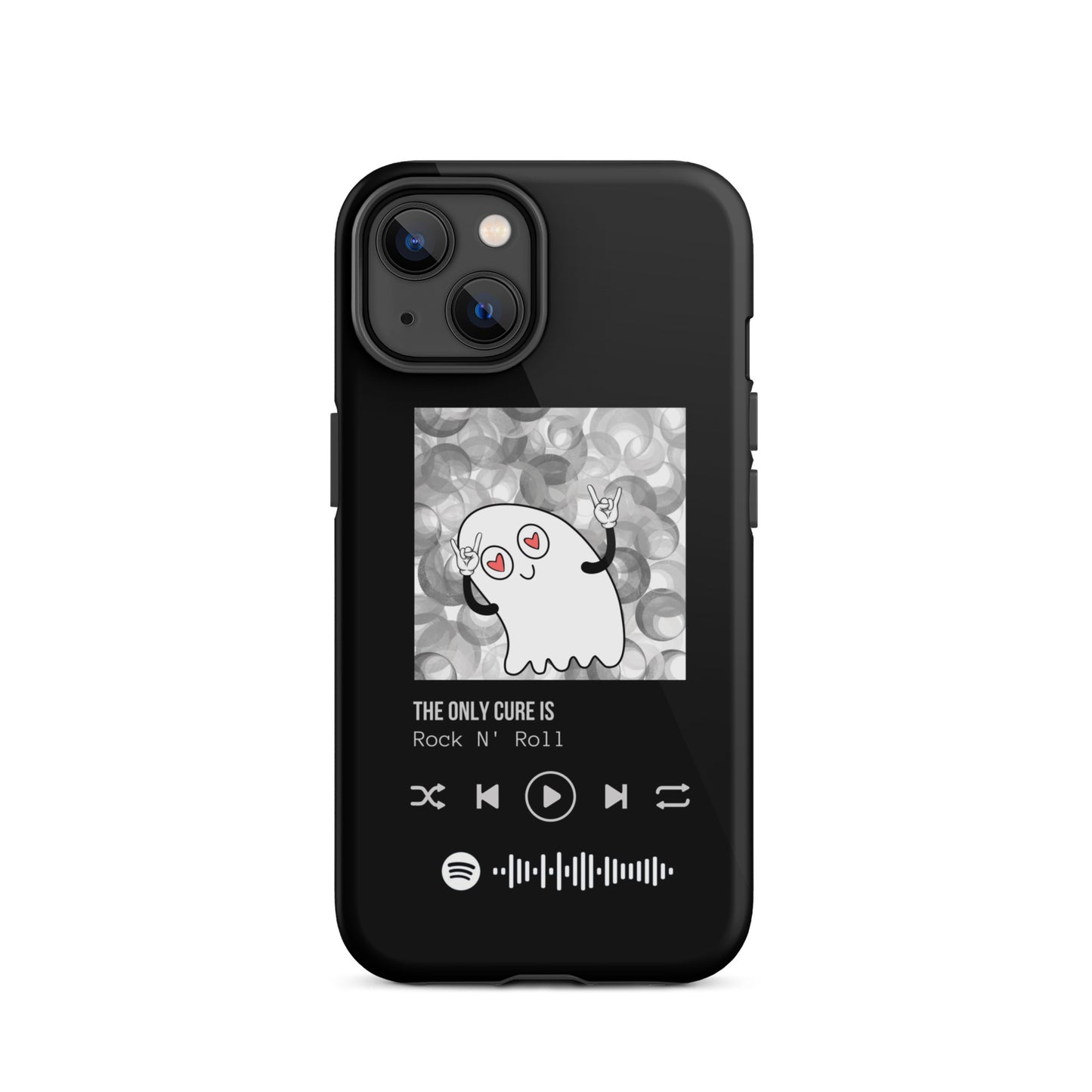 The only cure is rock n roll Tough Case for iPhone®