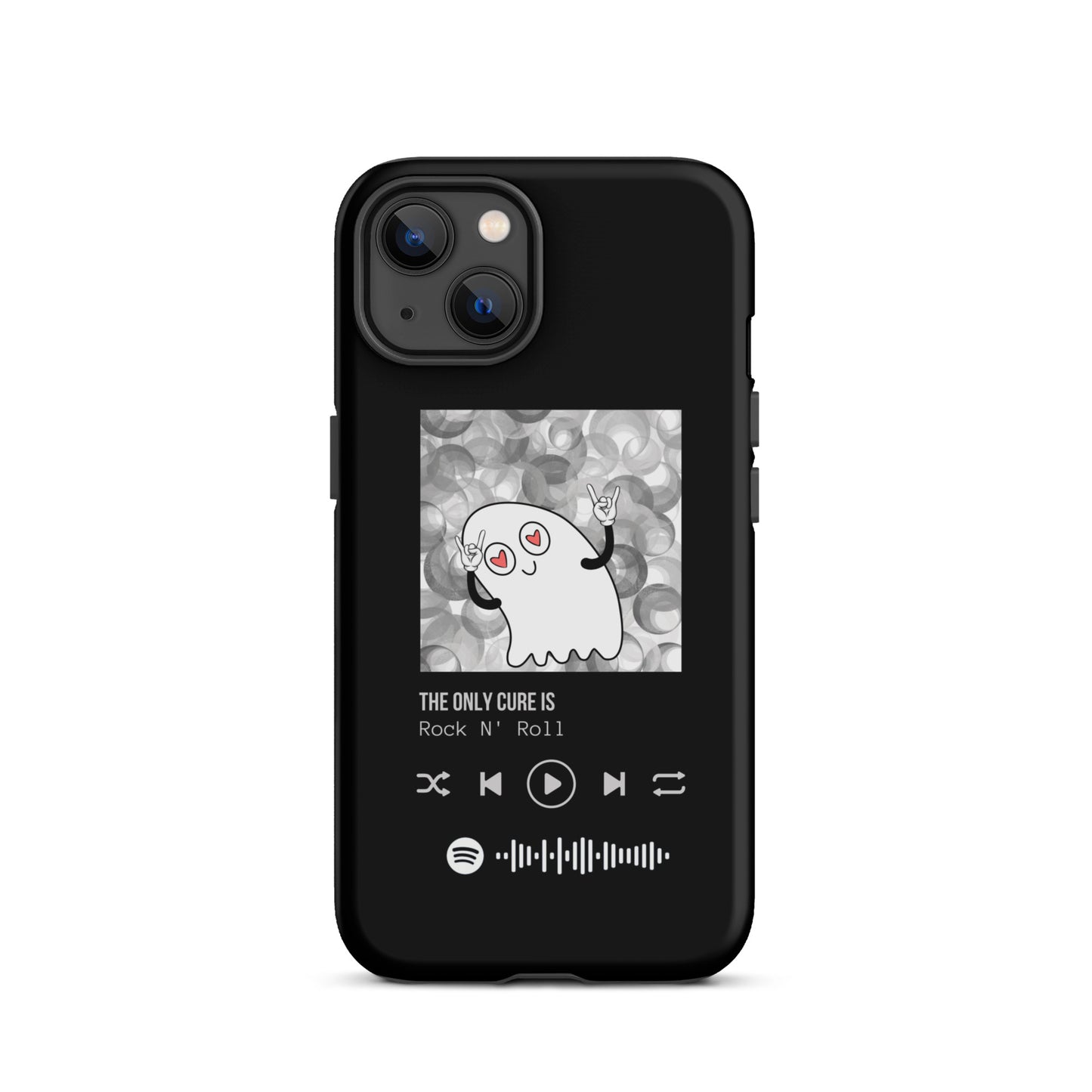 The only cure is rock n roll Tough Case for iPhone®