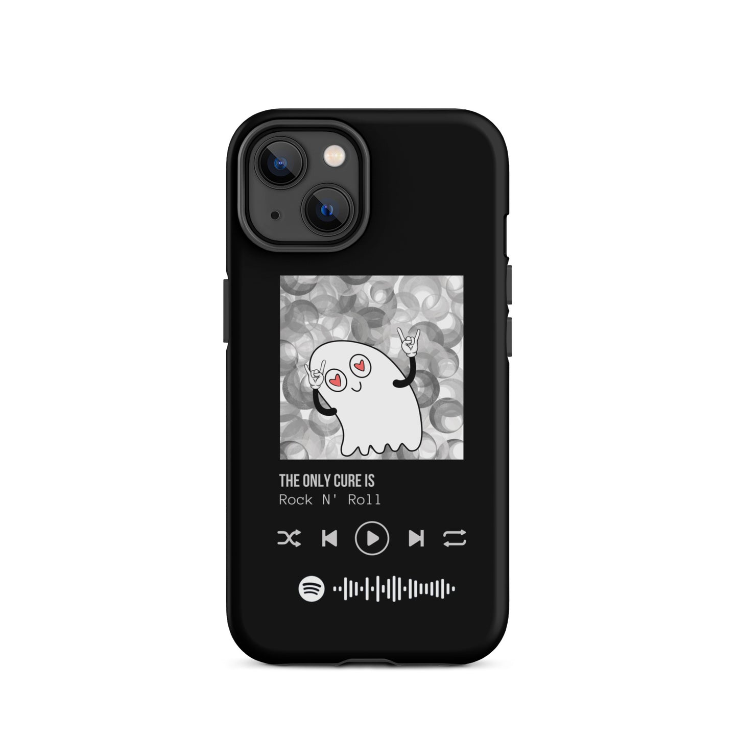 The only cure is rock n roll Tough Case for iPhone®