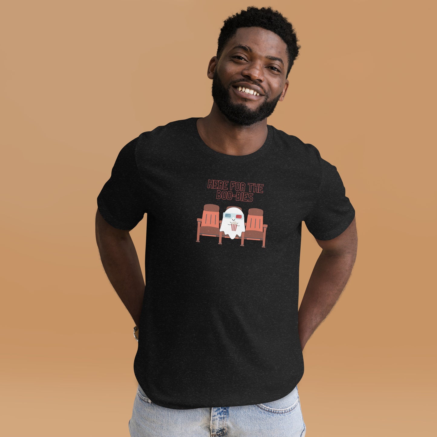 Here for Boo-bies t-shirt (unisex)