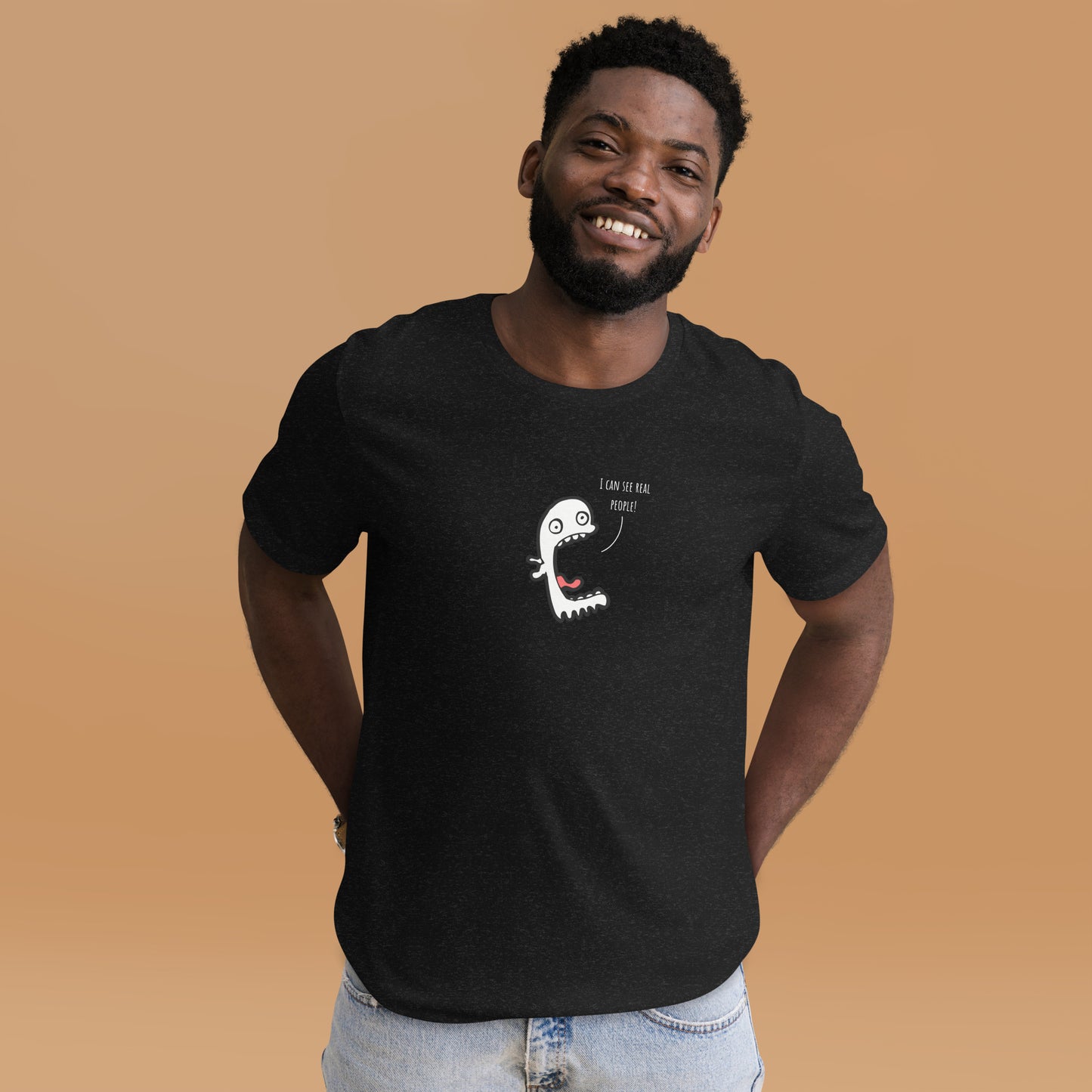 I can see real people t-shirt (unisex)