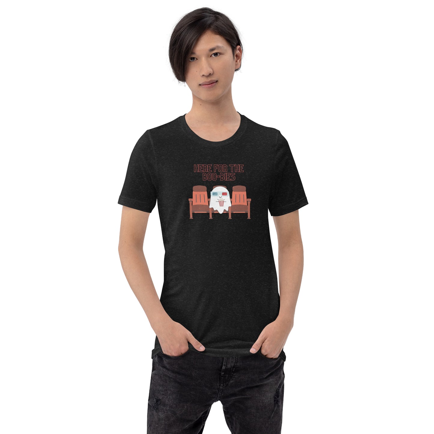 Here for Boo-bies t-shirt (unisex)