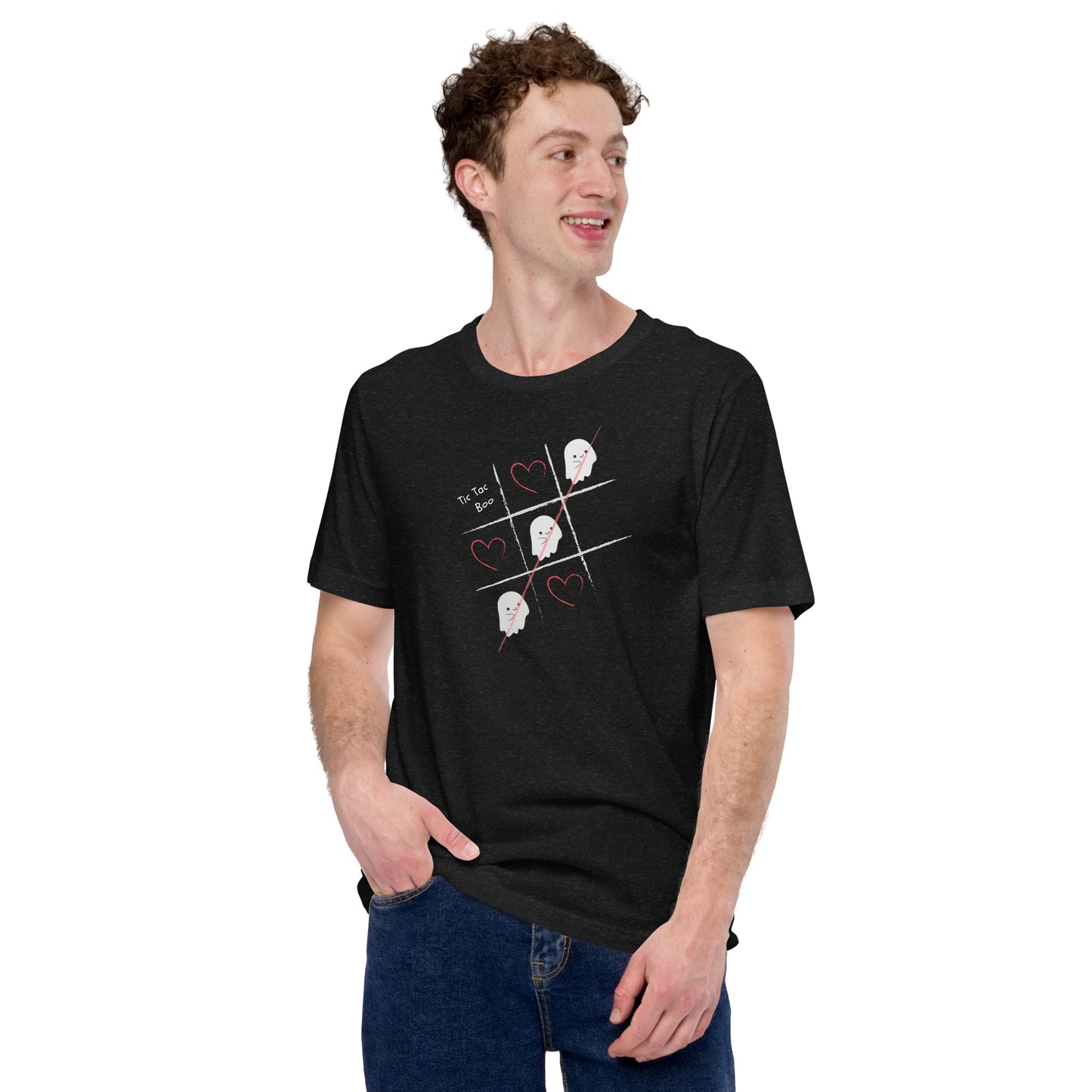 Tic-Tac-Boo t-shirt (unisex)