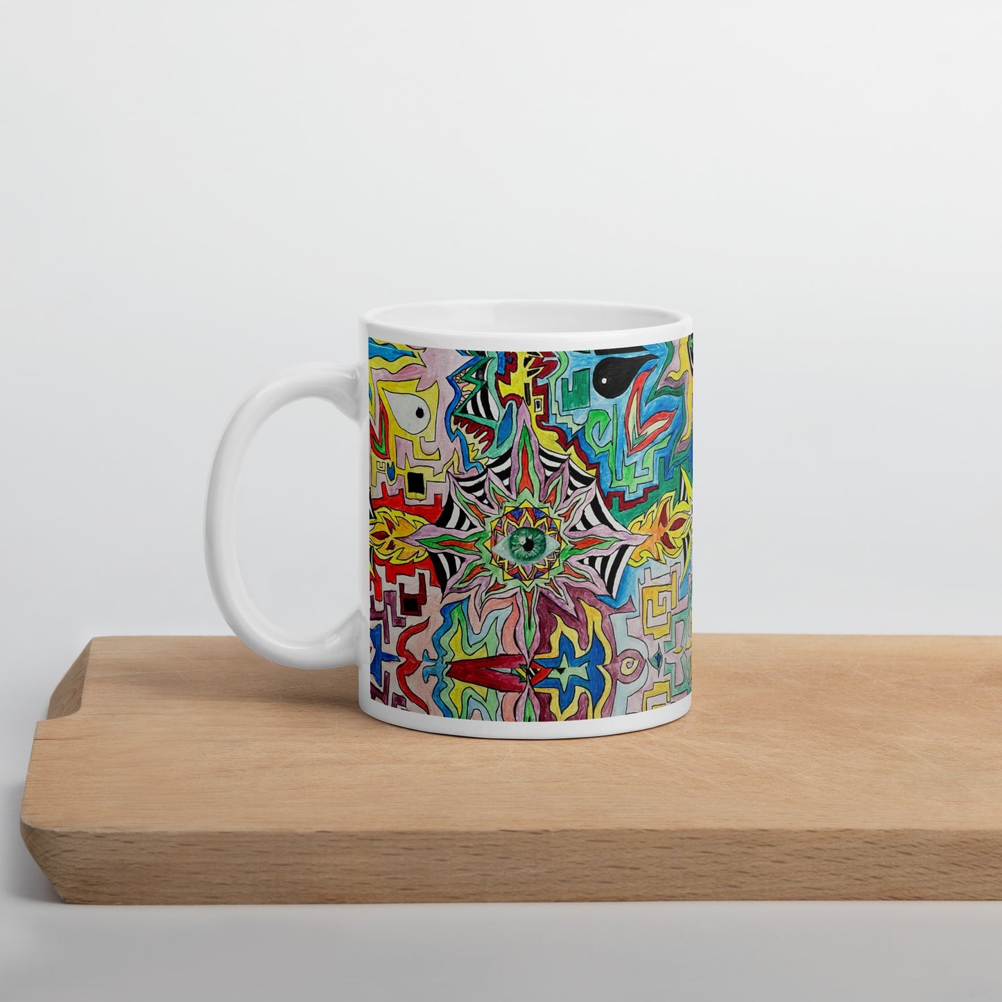 Vision White glossy mug