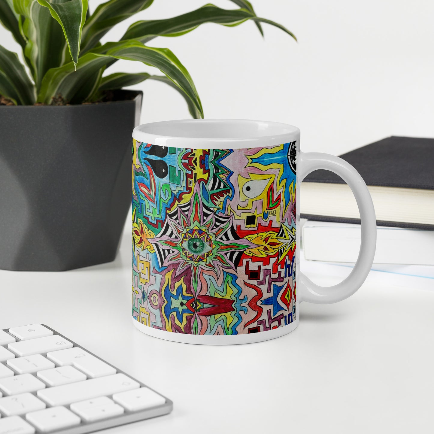 Vision White glossy mug