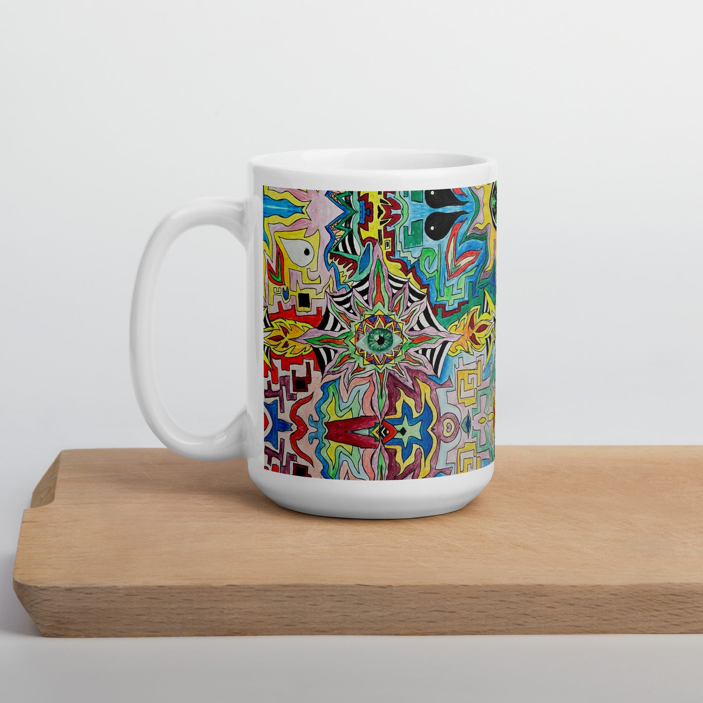 Vision White glossy mug