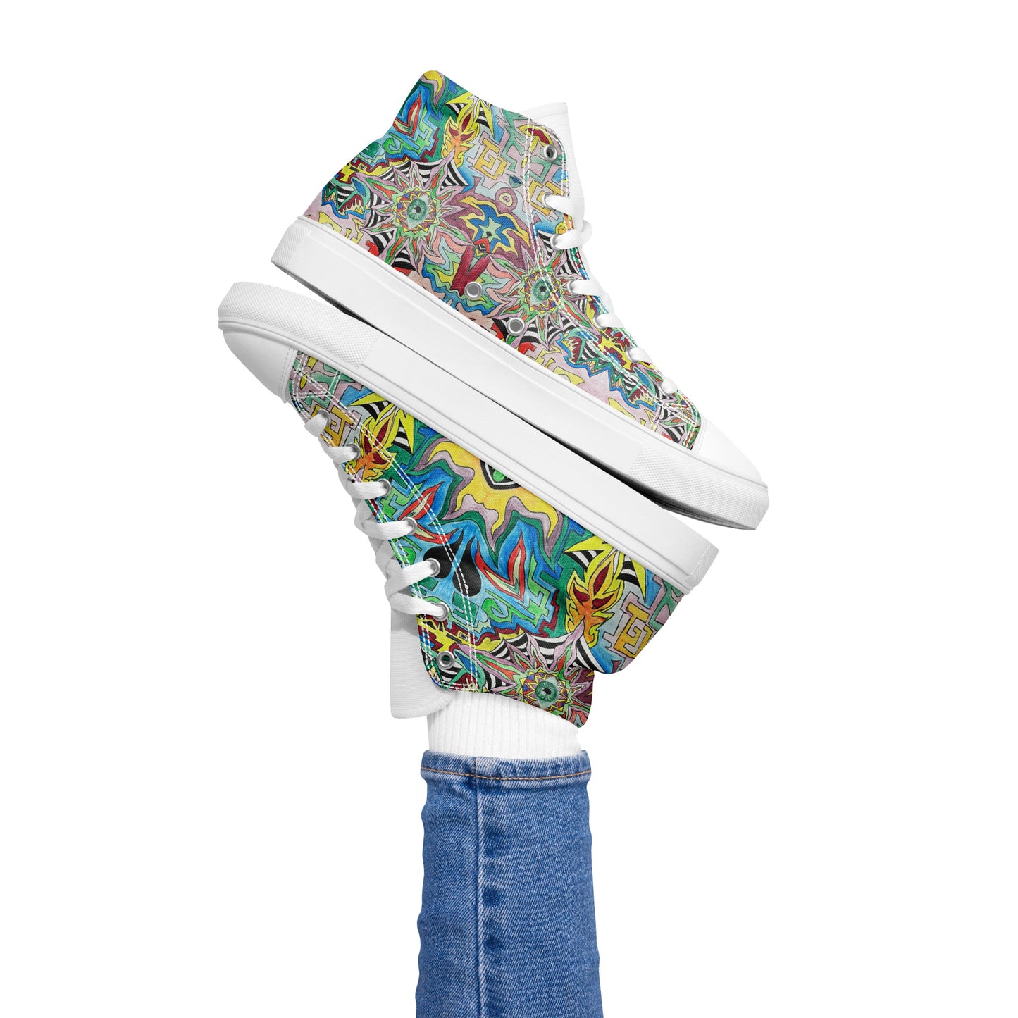 Vision Women’s high top canvas shoes