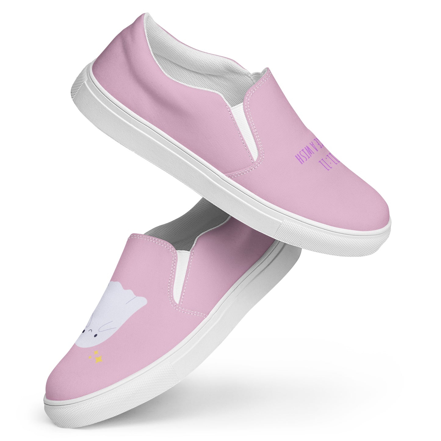 11:11 Women’s slip-on canvas shoes (pink)