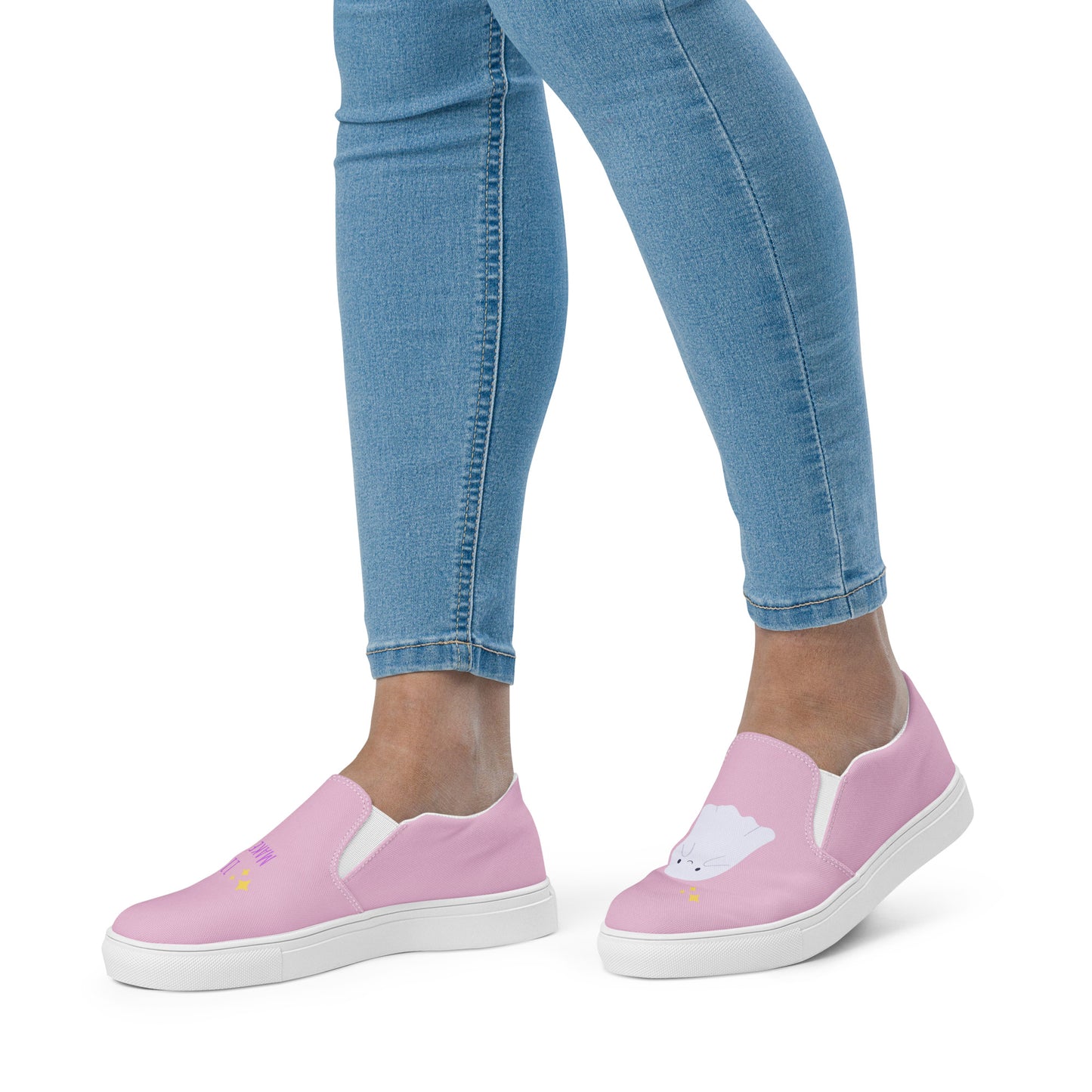 11:11 Women’s slip-on canvas shoes (pink)