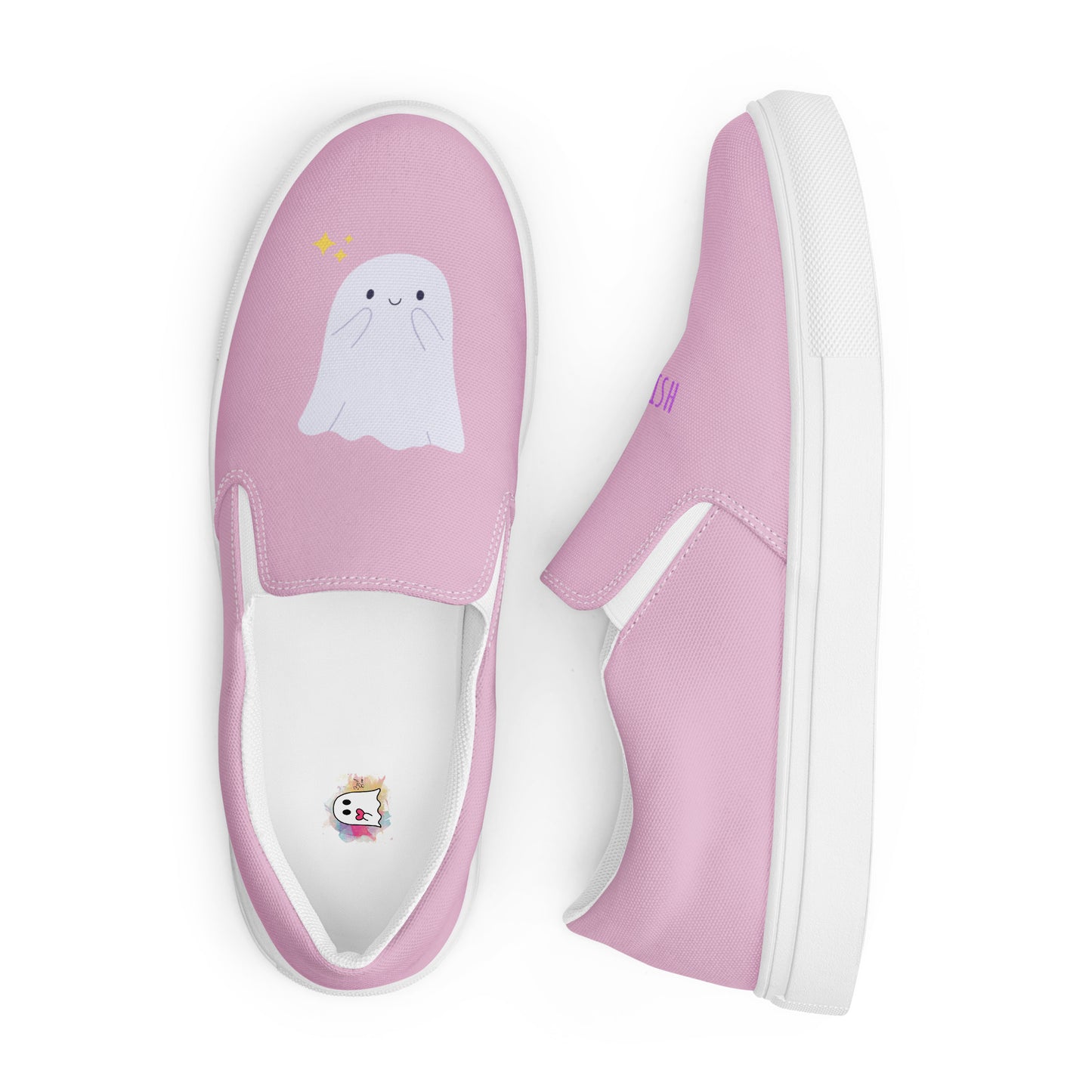 11:11 Women’s slip-on canvas shoes (pink)