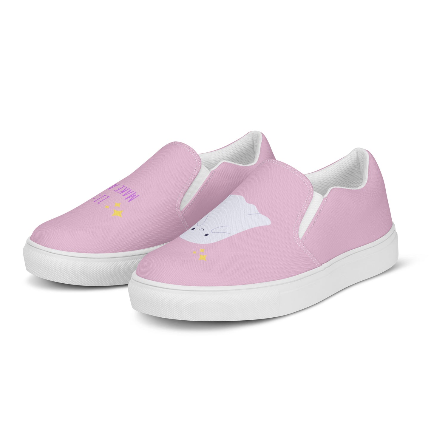 11:11 Women’s slip-on canvas shoes (pink)